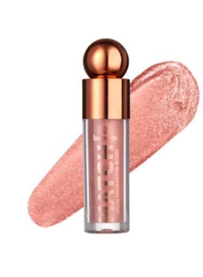 Match Liquid Blush with Highlighter 001